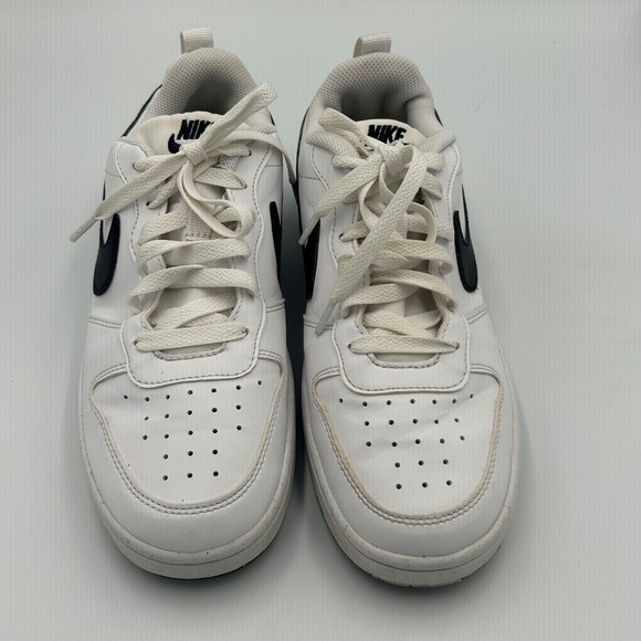 Nike Other - Nike Court Borough Low Recraft White‎ Black Kids Sneakers DV5456-104 Size 5.5Y